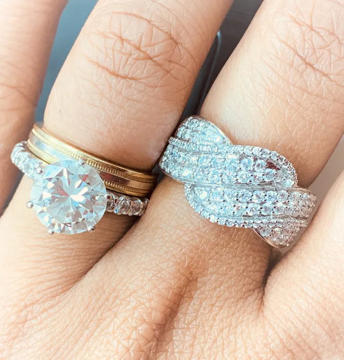 Rings Meera Diamond Band 140 ct Diamonds in White Gold Beauvince