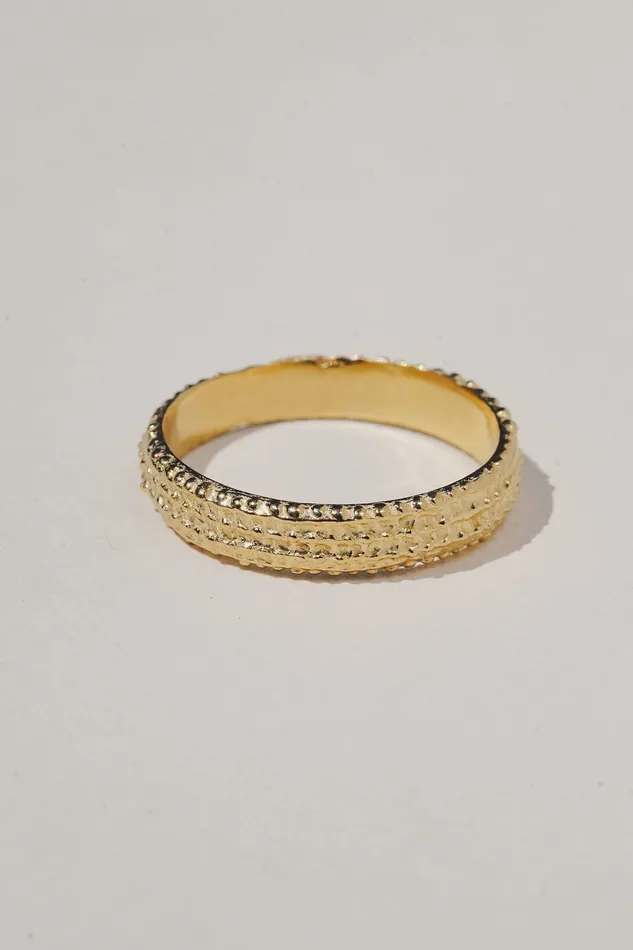 Rings Molly Debiak Of The Sea Ring Gold Vermeil
