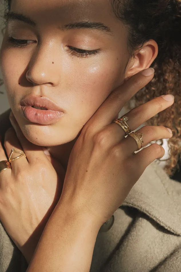 Rings Molly Debiak Of The Sea Ring Gold Vermeil