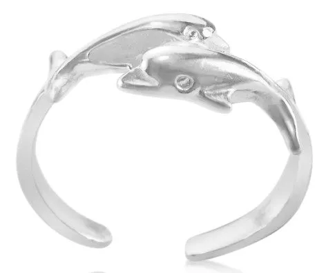 Rings Teeda TR2750 Twin Dolphins Toe Ring
