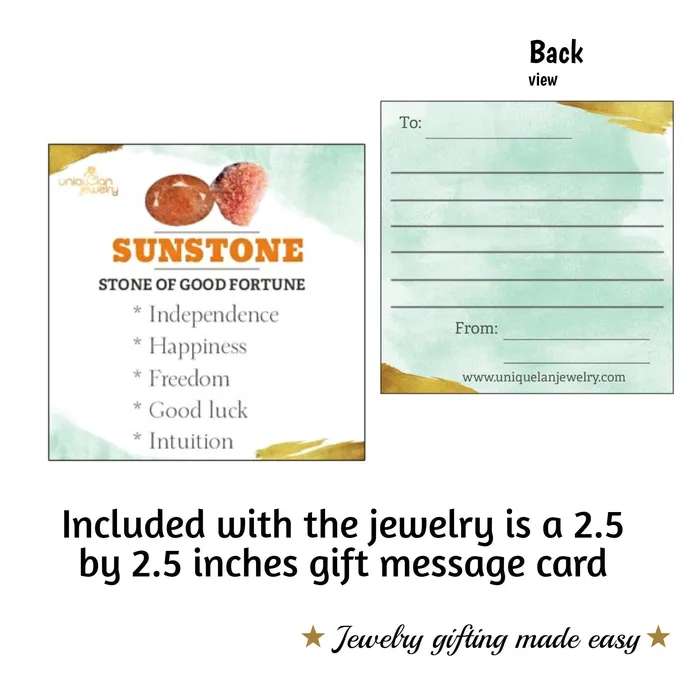 Rings Uniquelan Jewelry Raw Sunstone Crystal Ring Rings Uniquelan Jewelry Raw Sunstone Crystal Ring