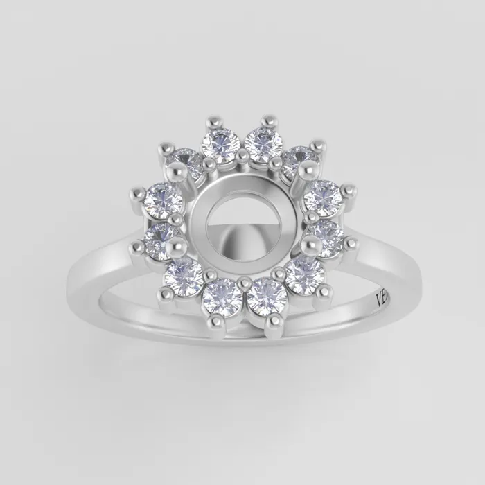 Rings VENVS The Soleil 14k White Size 95 Stone OV29 Antelope Ring Box Custom Engraving 0 Rings VENVS The Soleil 14k White Size 95 Stone OV29 Antelope Ring Box Custom Engraving 0