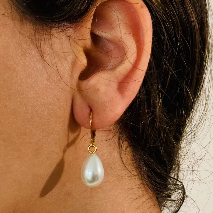 Seola Jewelry Dainty Pearls Earrings Earrings