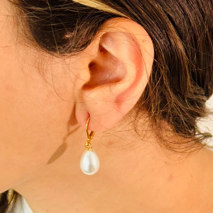 Seola Jewelry Dainty Pearls Earrings Earrings