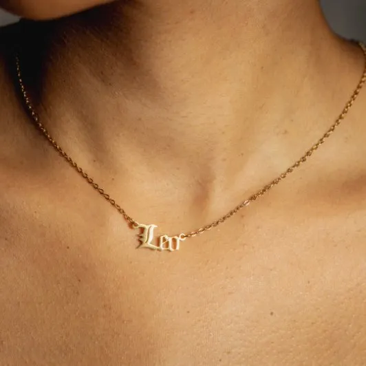 Seola Jewelry Necklaces Gold Zodiac Necklace
