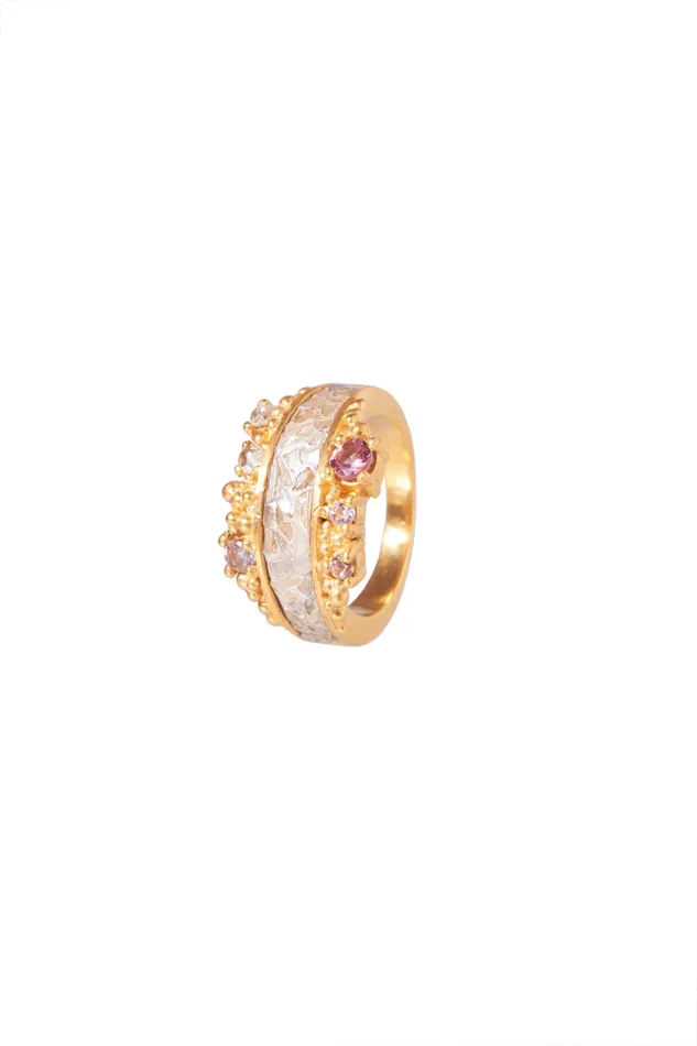 Shana Gulati Rings Lottie YG Gold Vermeil Ring