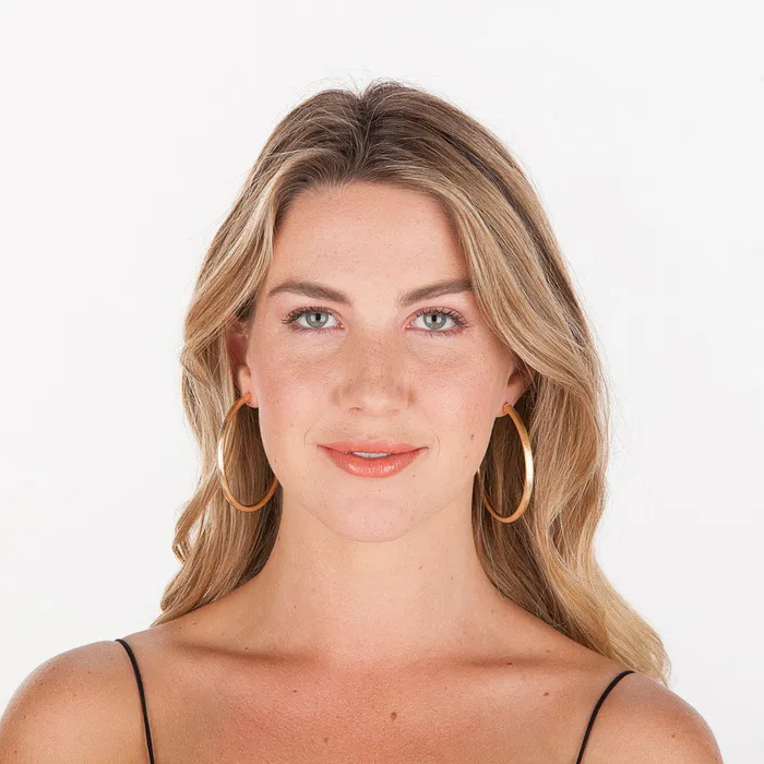 SHEILA FAJL Earrings Favorite Hoop Brushed 25