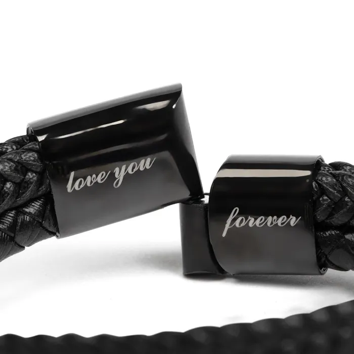 ShineOn Fulfillment Bracelets Worlds Best Dad From Son Mens Leather Bracelet For Dad Great For Christmas Fathers Day or His Birthday