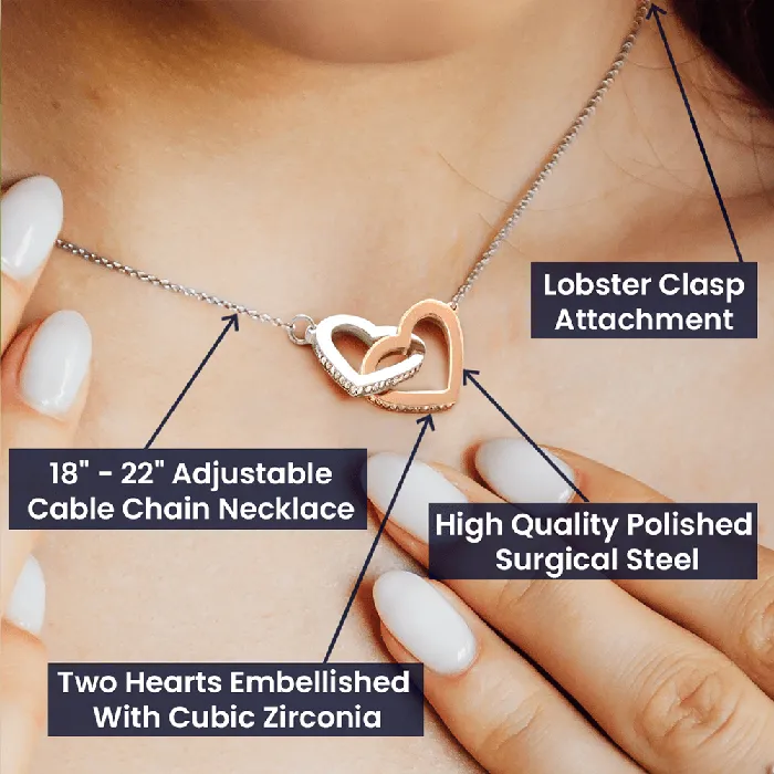 ShineOn Fulfillment Necklaces Cant Wait to Call You Sister Gift for Future Sister in Law from the Bride to Be Interlocking Heart Pendant Necklace