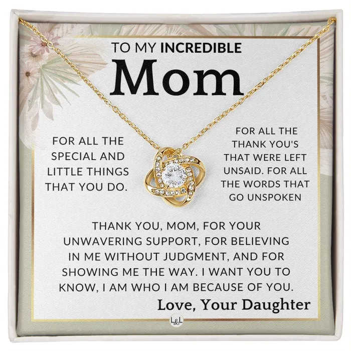 ShineOn Fulfillment Necklaces Gift for Mom The Little Things To Mother From Daughter Beautiful Womens Pendant Necklace Great For Mothers Day Christmas or Her Birthday ShineOn Fulfillment Necklaces Gift for Mom The Little Things To Mother From Daughter Beautiful Womens Pendant Necklace Great For Mothers Day Christmas or Her Birthday