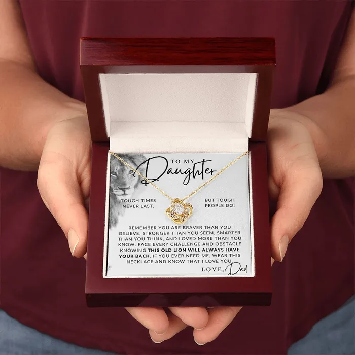 ShineOn Fulfillment Necklaces There For You To My Daughter From Dad Father to Daughter Necklace Christmas Gifts Birthday Present Graduation Gift Valentines Day