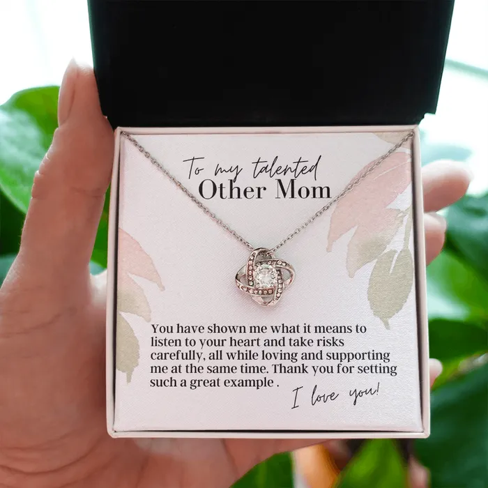 ShineOn Fulfillment Necklaces To My Talented Other Mom Love Knot Pendant Necklace The Perfect Gift for You Other Mom