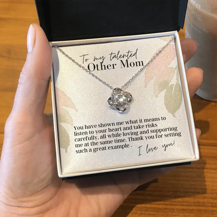 ShineOn Fulfillment Necklaces To My Talented Other Mom Love Knot Pendant Necklace The Perfect Gift for You Other Mom