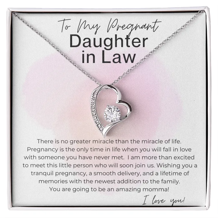ShineOn Fulfillment Necklaces You will be an Amazing Momma Gift for Pregnant Daughter in Law Heart Pendant Necklace ShineOn Fulfillment Necklaces You will be an Amazing Momma Gift for Pregnant Daughter in Law Heart Pendant Necklace