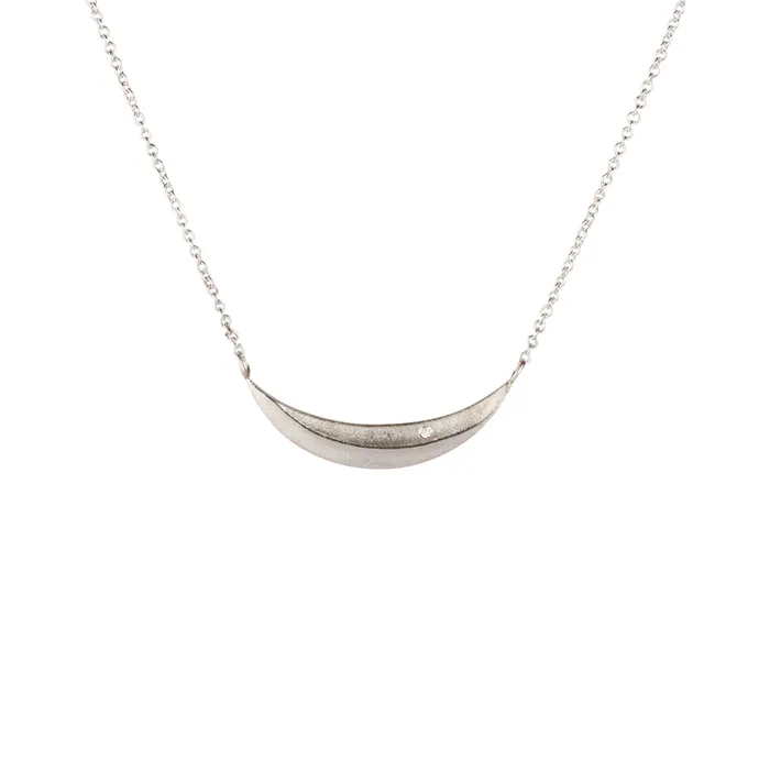 Silver Diamond Wisp Necklace Corey Egan Necklaces