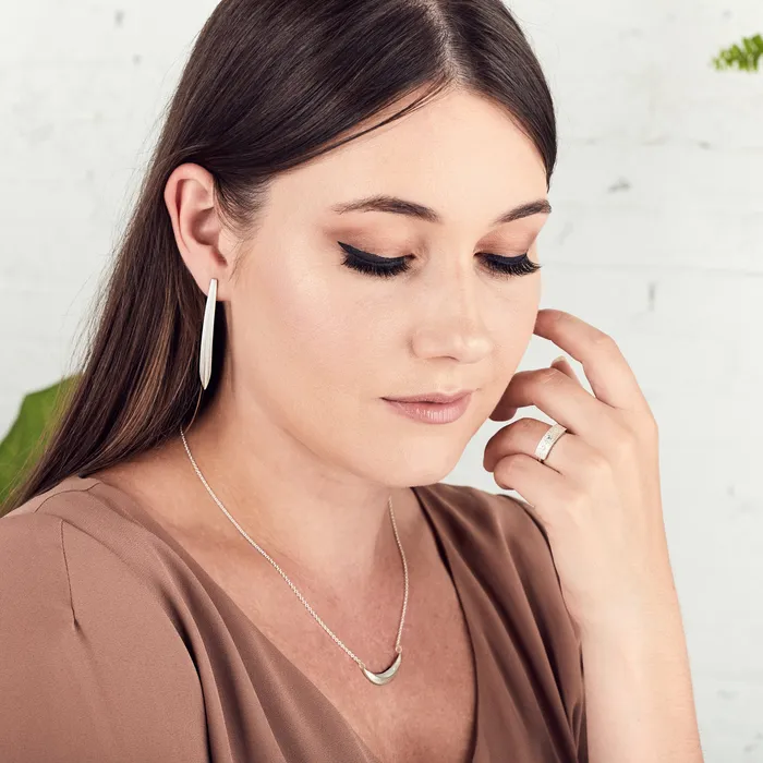 Silver Diamond Wisp Necklace Corey Egan Necklaces