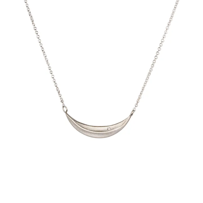 Silver Diamond Wisp Necklace Corey Egan Necklaces