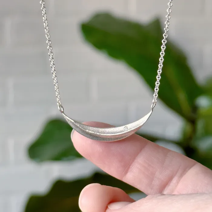 Silver Diamond Wisp Necklace Corey Egan Necklaces