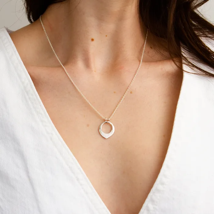 Silver Small Helios Necklace Corey Egan Necklaces
