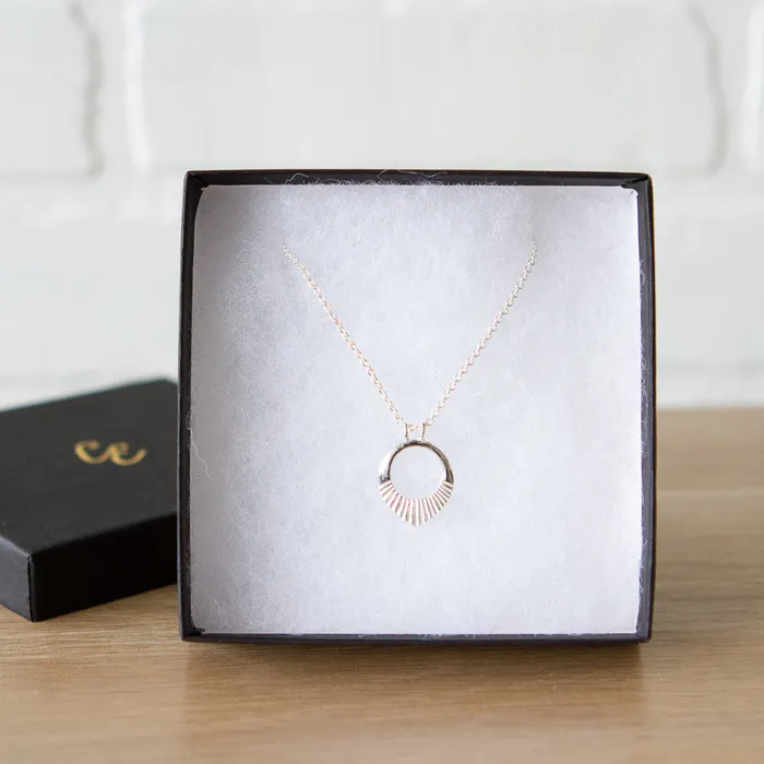 Silver Small Helios Necklace Corey Egan Necklaces