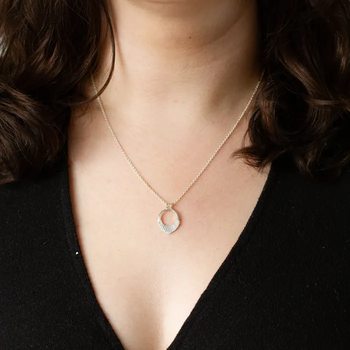 Silver Small Helios Necklace Corey Egan Necklaces