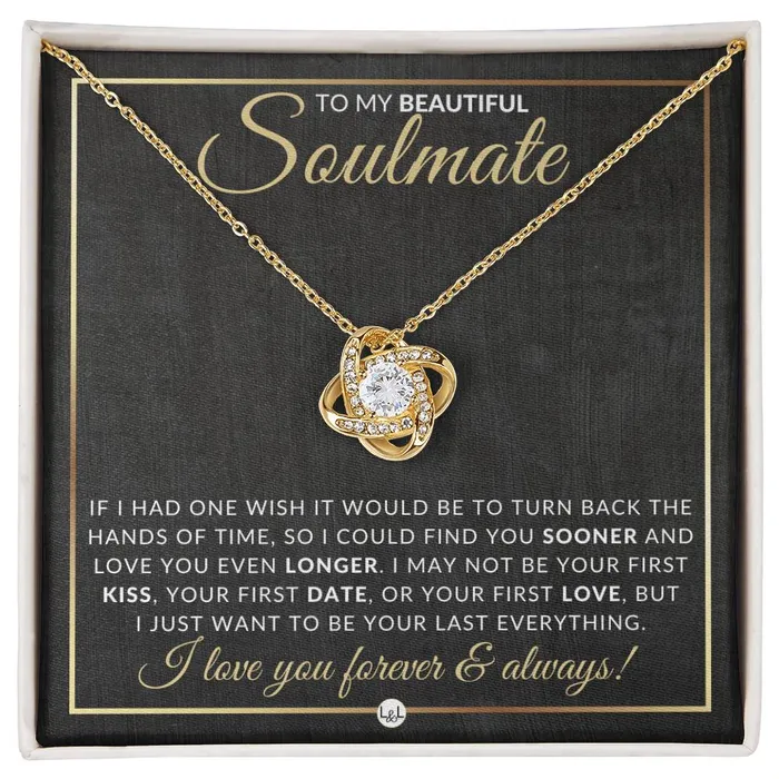Special Gift For Soulmate Pendant Necklace Sentimental and Romantic Christmas Gift Valentines Day Birthday or Anniversary Present ShineOn Fulfillment Necklaces Special Gift For Soulmate Pendant Necklace Sentimental and Romantic Christmas Gift Valentines Day Birthday or Anniversary Present ShineOn Fulfillment Necklaces