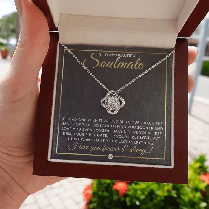 Special Gift For Soulmate Pendant Necklace Sentimental and Romantic Christmas Gift Valentines Day Birthday or Anniversary Present ShineOn Fulfillment Necklaces