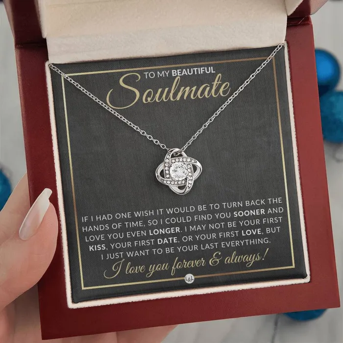 Special Gift For Soulmate Pendant Necklace Sentimental and Romantic Christmas Gift Valentines Day Birthday or Anniversary Present ShineOn Fulfillment Necklaces