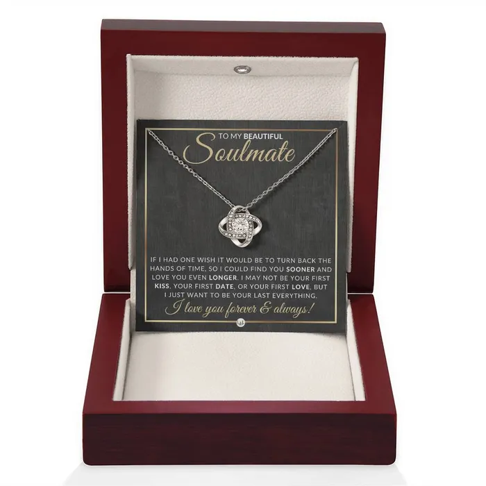 Special Gift For Soulmate Pendant Necklace Sentimental and Romantic Christmas Gift Valentines Day Birthday or Anniversary Present ShineOn Fulfillment Necklaces