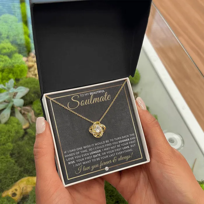 Special Gift For Soulmate Pendant Necklace Sentimental and Romantic Christmas Gift Valentines Day Birthday or Anniversary Present ShineOn Fulfillment Necklaces