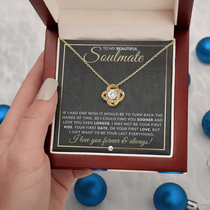 Special Gift For Soulmate Pendant Necklace Sentimental and Romantic Christmas Gift Valentines Day Birthday or Anniversary Present ShineOn Fulfillment Necklaces