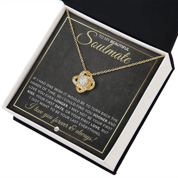 Special Gift For Soulmate Pendant Necklace Sentimental and Romantic Christmas Gift Valentines Day Birthday or Anniversary Present ShineOn Fulfillment Necklaces