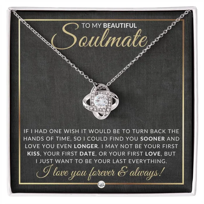Special Gift For Soulmate Pendant Necklace Sentimental and Romantic Christmas Gift Valentines Day Birthday or Anniversary Present ShineOn Fulfillment Necklaces