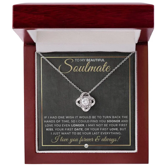 Special Gift For Soulmate Pendant Necklace Sentimental and Romantic Christmas Gift Valentines Day Birthday or Anniversary Present ShineOn Fulfillment Necklaces
