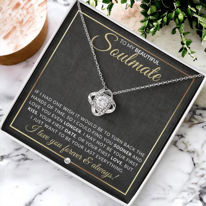 Special Gift For Soulmate Pendant Necklace Sentimental and Romantic Christmas Gift Valentines Day Birthday or Anniversary Present ShineOn Fulfillment Necklaces