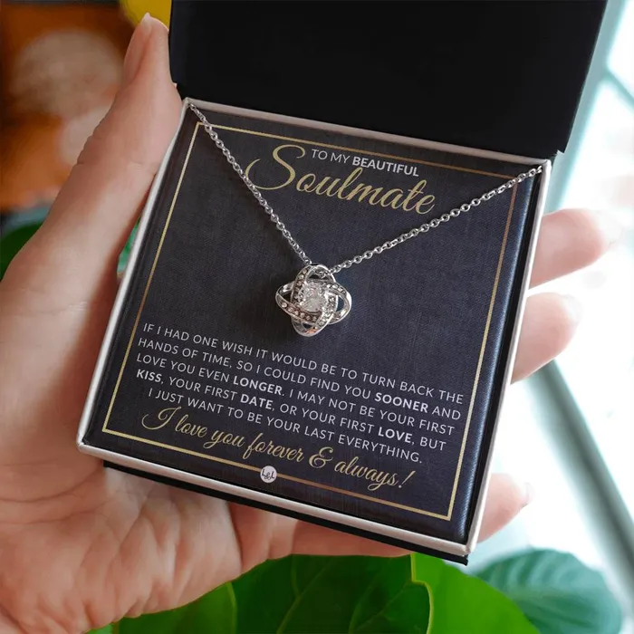 Special Gift For Soulmate Pendant Necklace Sentimental and Romantic Christmas Gift Valentines Day Birthday or Anniversary Present ShineOn Fulfillment Necklaces