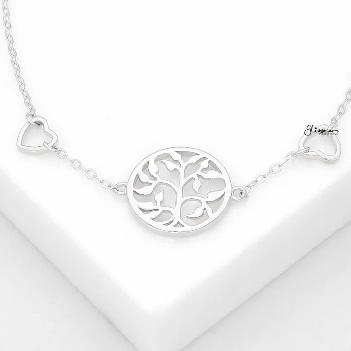 Sterling Silver Tree of Life Bracelet Glitters Bracelets