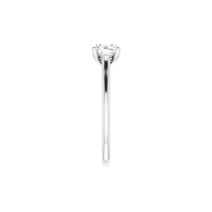 STULLER Rings Ever Ever 14K White Gold 4 Prong Style Diamond SemiMount Engagement Ring STULLER Rings Ever Ever 14K White Gold 4 Prong Style Diamond SemiMount Engagement Ring