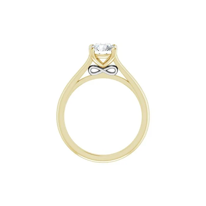 STULLER Rings Ever Ever 14K White Gold 4 Prong Style Diamond SemiMount Engagement Ring STULLER Rings Ever Ever 14K White Gold 4 Prong Style Diamond SemiMount Engagement Ring