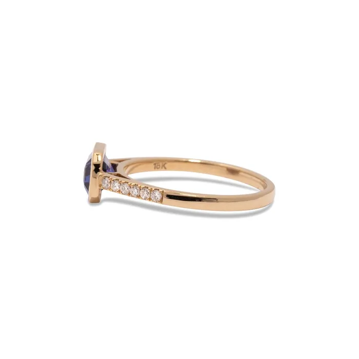 Tanzantie EastWest Ring Smith Bevill Jewelers Rings