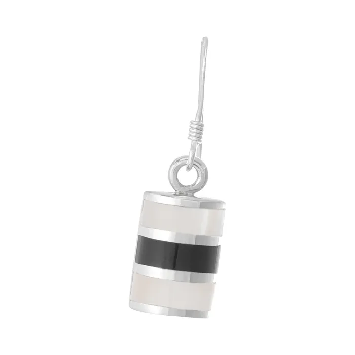 Teeda Earrings EMOP1001 Mother of Pearl Inlay Earrings