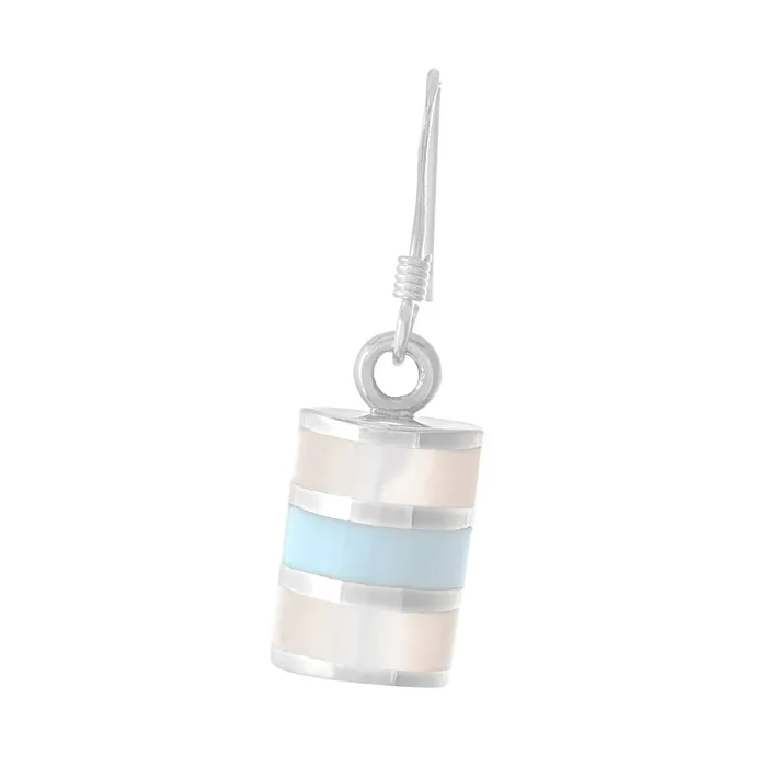 Teeda Earrings EMOP1001 Mother of Pearl Inlay Earrings