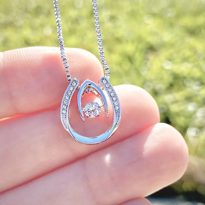 To My Gorgeous Wife I am Grateful Lucky In Love Pendant Necklace The Perfect Gift ShineOn Fulfillment Necklaces