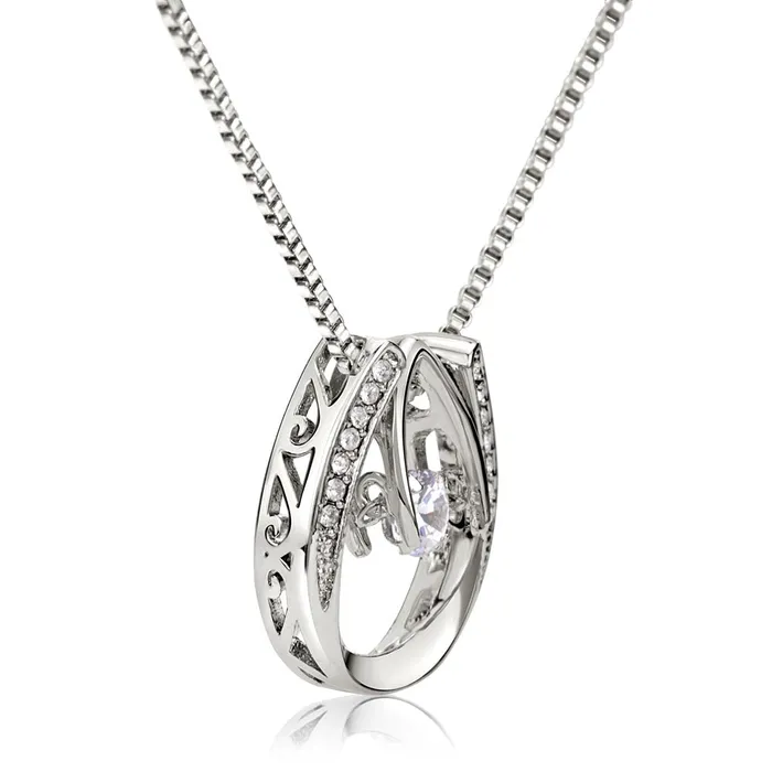 To My Gorgeous Wife I am Grateful Lucky In Love Pendant Necklace The Perfect Gift ShineOn Fulfillment Necklaces