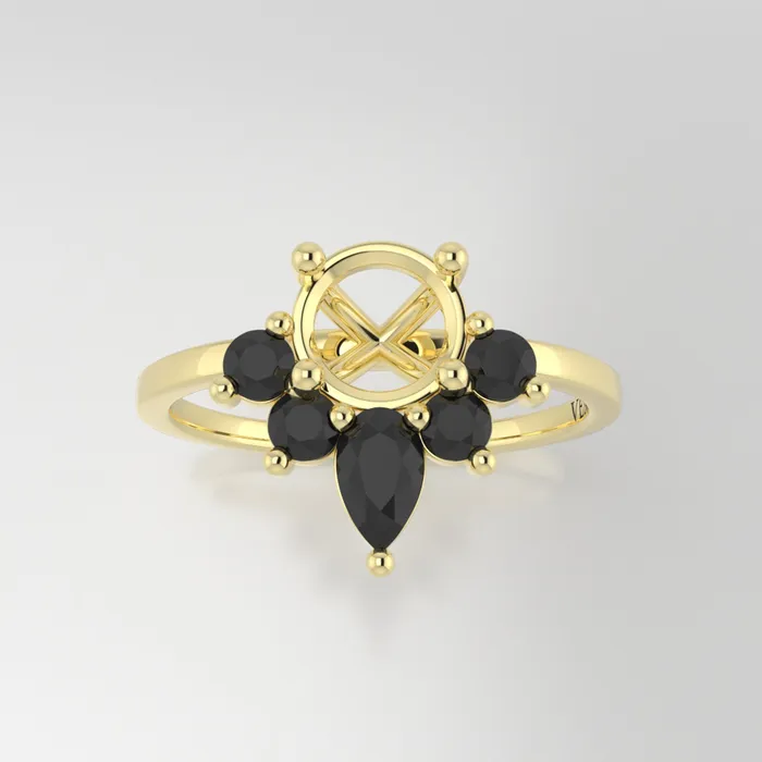 VENVS The Estelle 18k Yellow Size 55 Stone KT67 Antelope Ring Box Custom Engraving 0 Rings VENVS The Estelle 18k Yellow Size 55 Stone KT67 Antelope Ring Box Custom Engraving 0 Rings