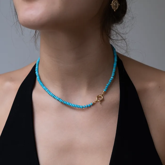 Vivien Frank Designs Necklaces Simple Turquoise necklace