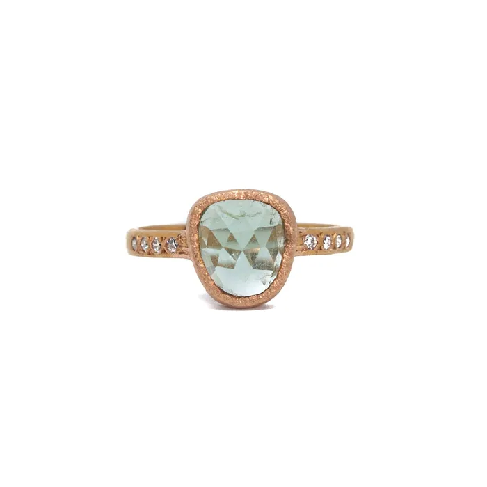 Vivien Frank Designs Rings Stella Ring with green tourmaline